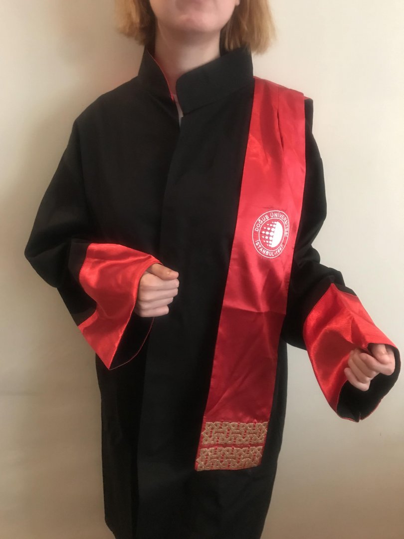 Akademisyen Kep Cübbe Modeli Pamuklu Albaka Kumaş