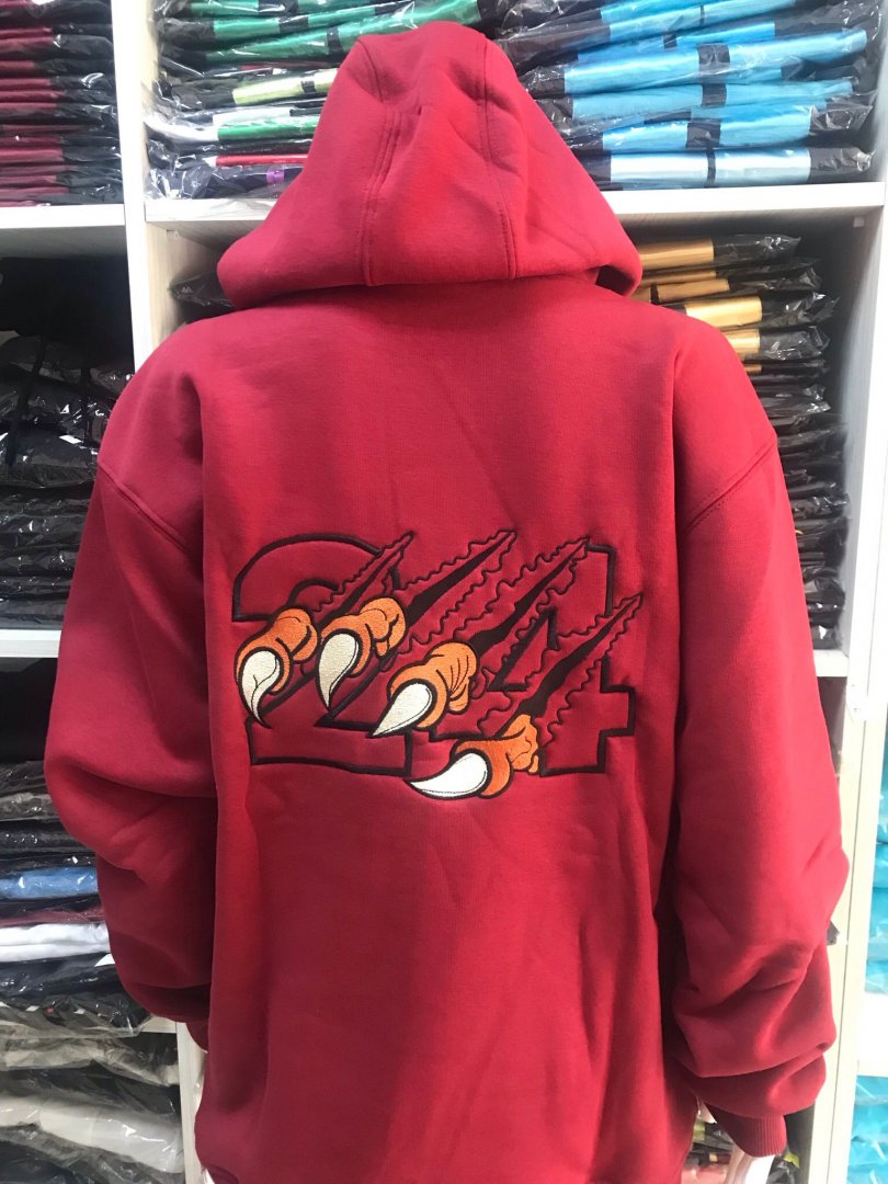 Dikiş Baskılı Hoodie Modeli