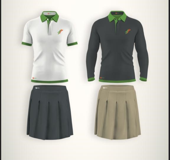 Kız Öğrenci Okul Forması Etekli Takım