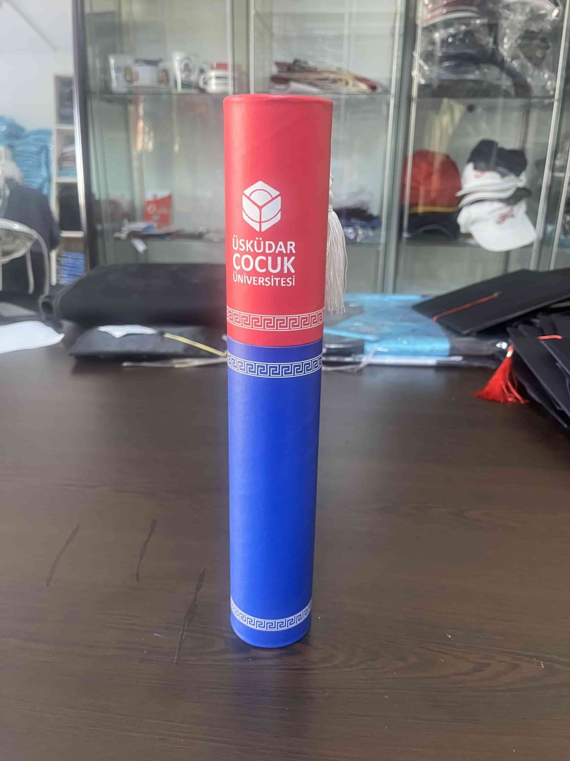 Kırmızı – Mavi Diploma Kutusu